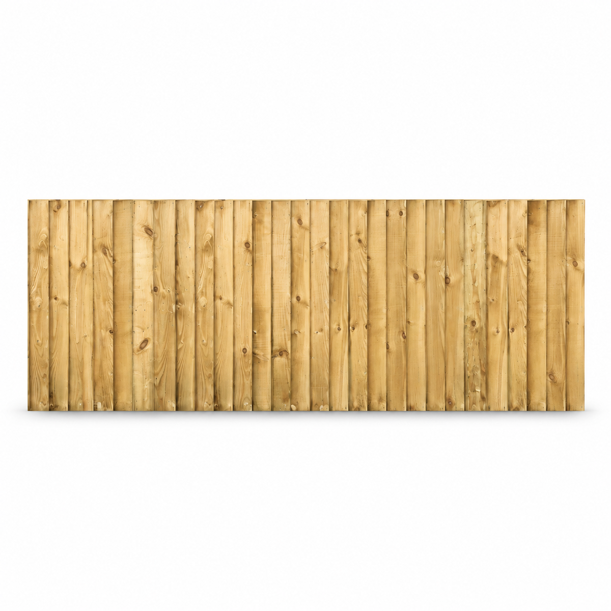 Feather Edge Panel 6ft x 2ft – front on white