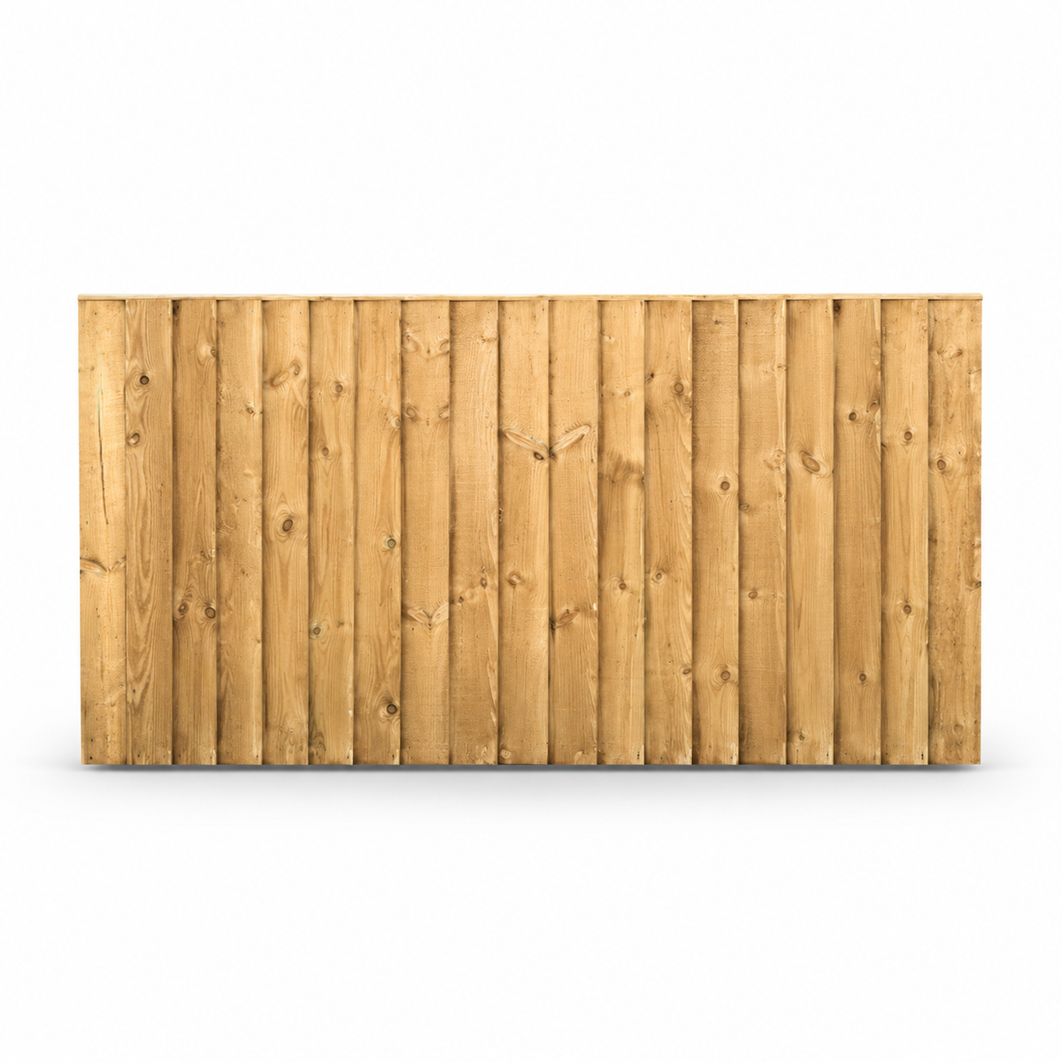 Feather Edge Panel 6ft x 3ft – front on white