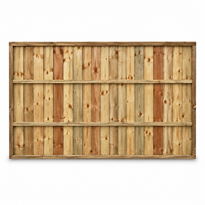 Feather Edge Panel Fully Framed 6ft x 4ft – back on white