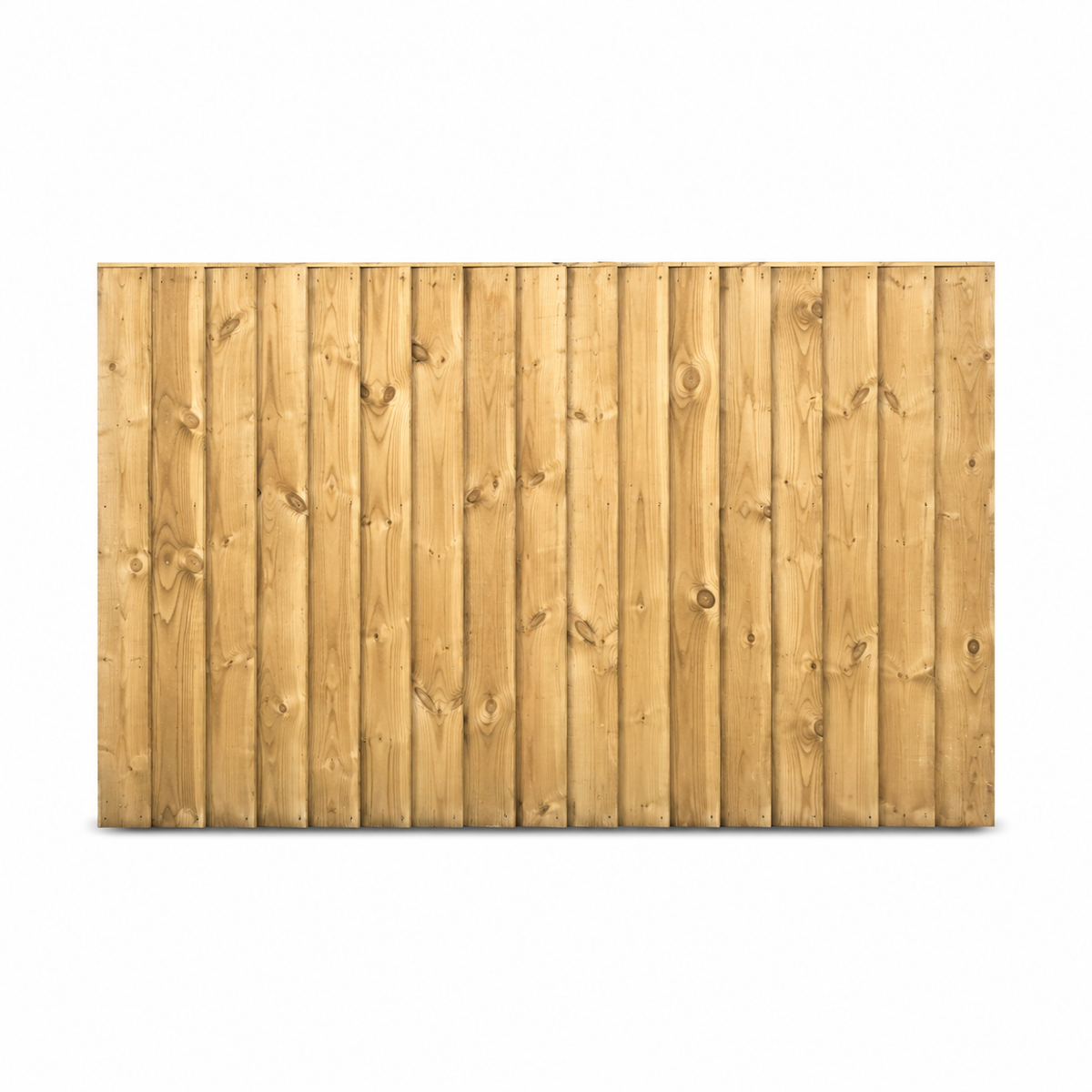 Feather Edge Panel 6ft x 4ft – front on white