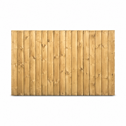 Feather Edge Panel 6ft x 4ft – front on white