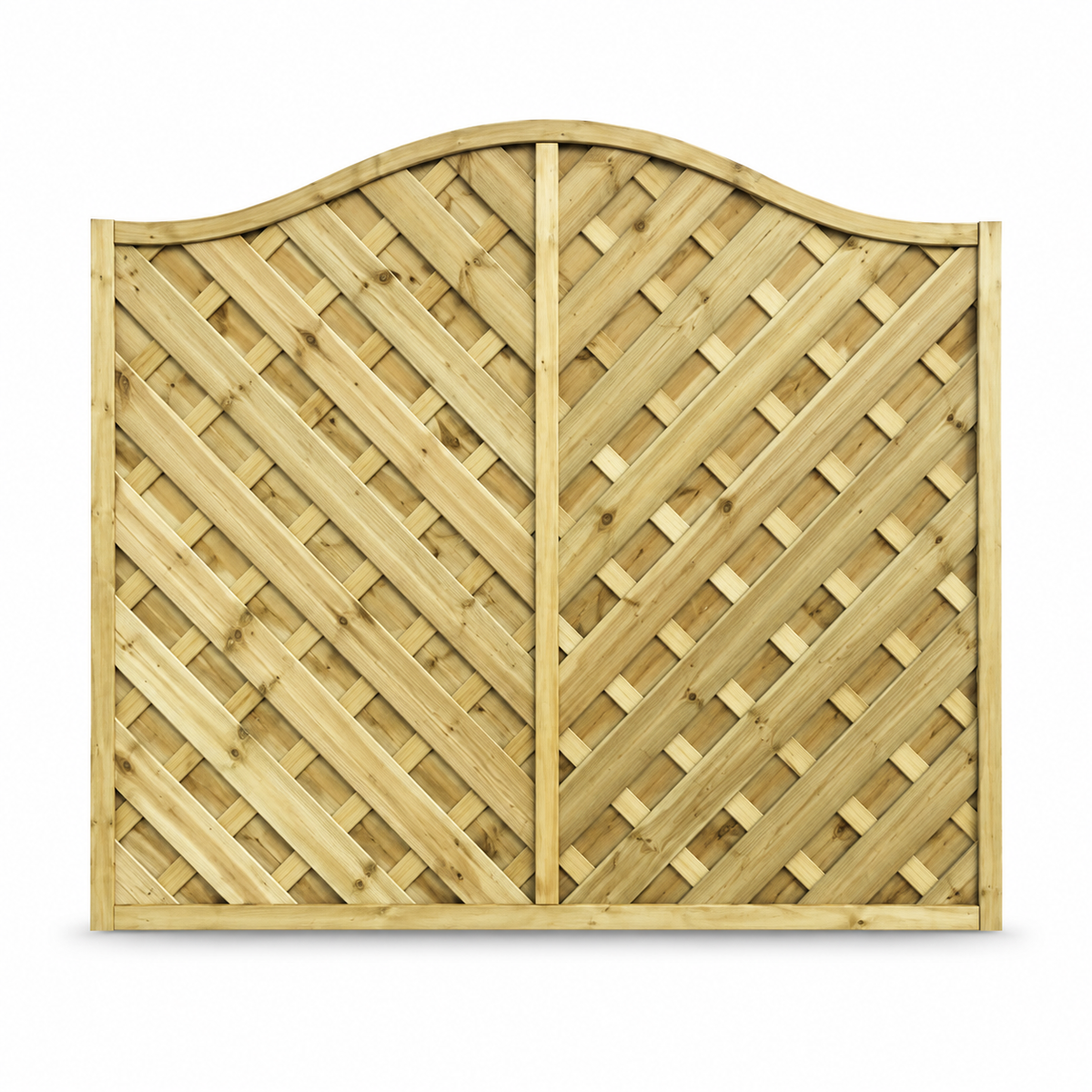European Panel Model 38, 6 ft wide × 5 ft high, white background