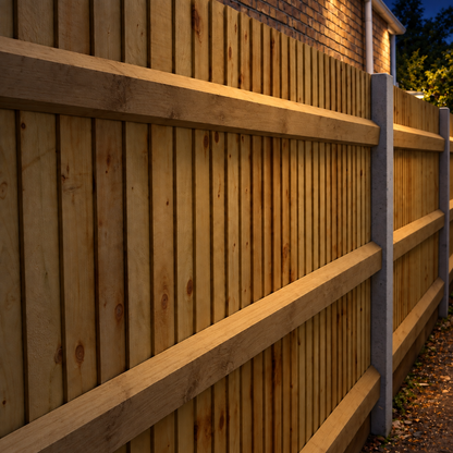 Cant Rail in a garden, night light