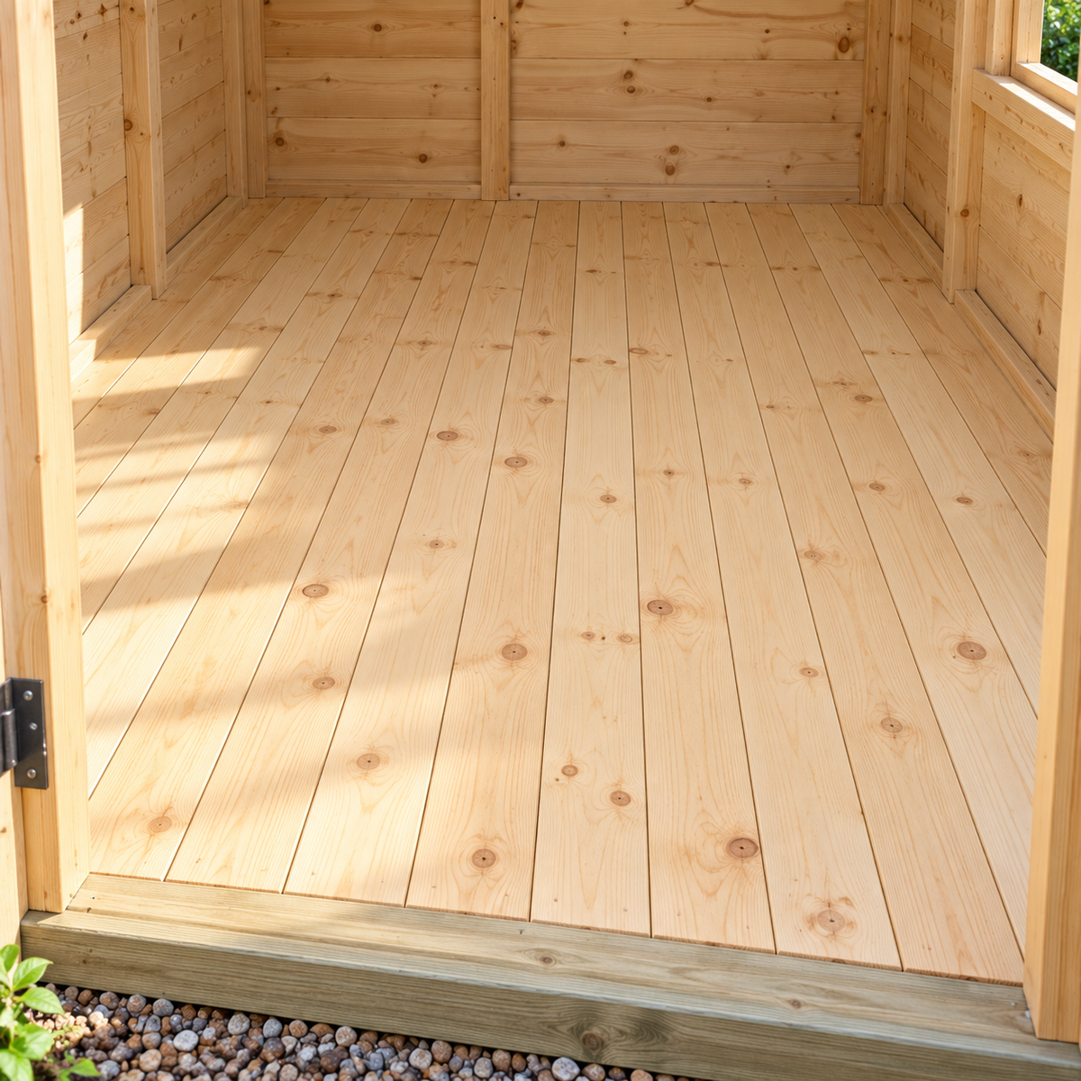 Flooring in a garden, day light
