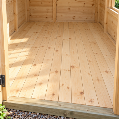 Flooring in a garden, day light