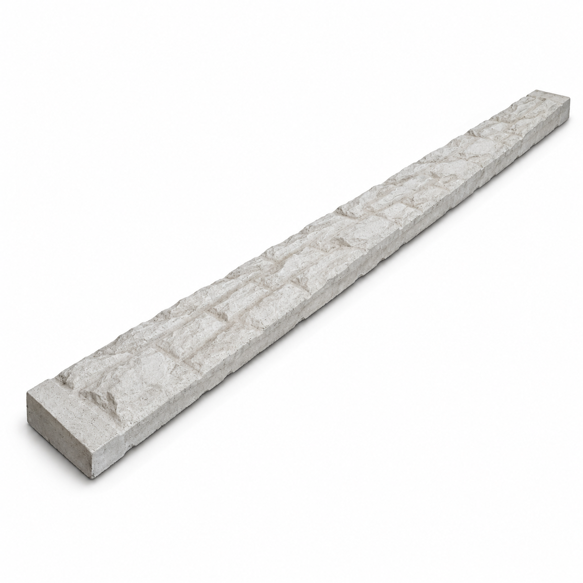 Gravel Board 6ft - Rock Face on a white background