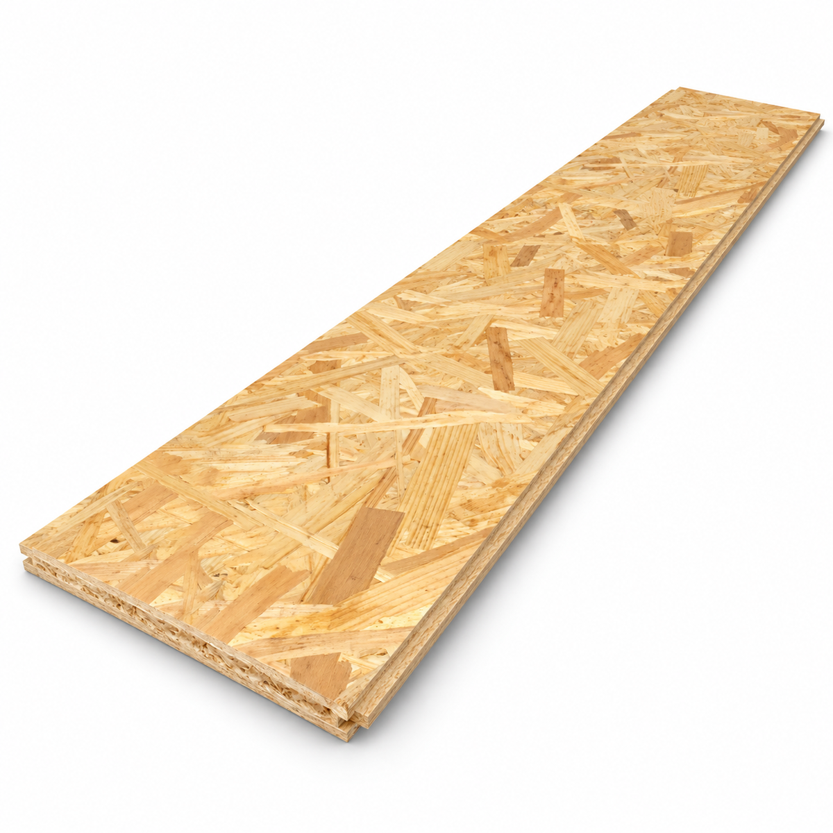 OSB3 Tongue & Groove 18mm 8ft x 2ft on a white background